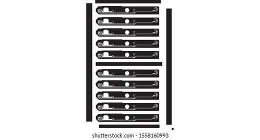 Circuit Board Technology Information Pattern Concept Vector Background. black Colour Abstract PCB Trace Data Infographic Design Illustration.