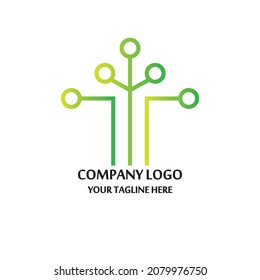 Circuit board, technology vector icon. For your website design, logo, app, user interface.  Vector illustration,Creative company name with slogan brand logo. Beautiful Company Logo Idea, beauty logo
