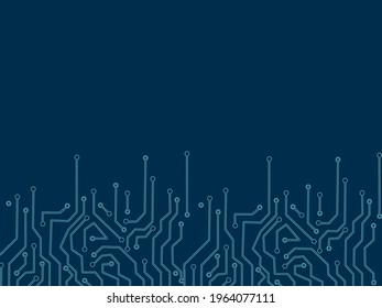 Circuit Board Technology vector. Technological background with a circuit board texture