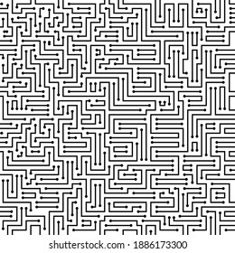 Circuit board texture. Abstract background of chip. Digital tech background in black and white colors. Technology pattern. Vector illustration.