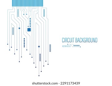 circuit board texture background. Abstract circuit board wallpaper. Digital data industry. Engineering electronic motherboard. Wave flow , vector illustration