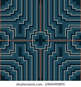 Fondo del tablero del circuito, como laberinto, patrón sin soldadura