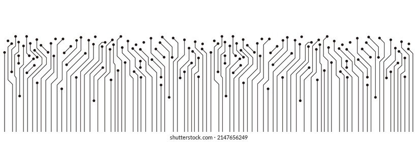 Circuit Board texture Background, seamless pattern