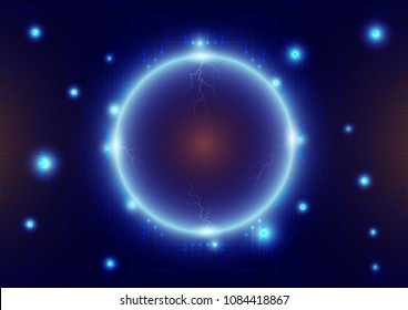 Circuit board texture background, technology concept vector illustration