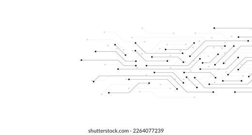 Circuit board texture with communication technology concept. Creative vector illustration