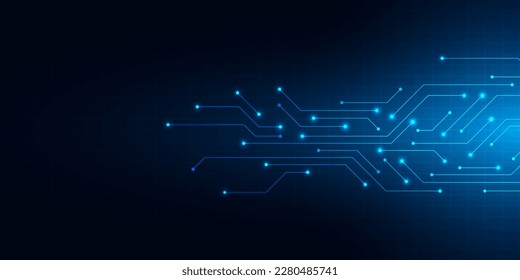 Textura del tablero de circuitos con concepto de tecnología de la comunicación. Ilustración vectorial creativa