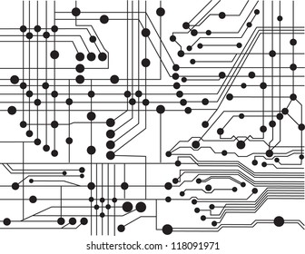 circuit board tree background