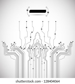 Circuit Board Tree Background