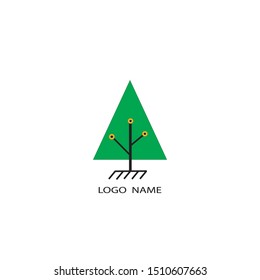 Circuit board tree shaped , technology vector icon. For your web site design, logo, app, UI. Vector illustration
