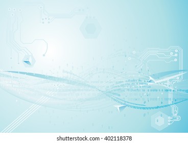 Circuit board vector background