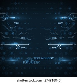 Circuit board vector background, abstract technology illustration eps10