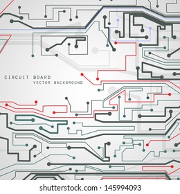 Circuit board vector background, technology illustration eps10.