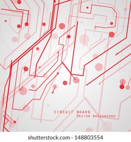 Circuit board vector background, technology illustration eps10