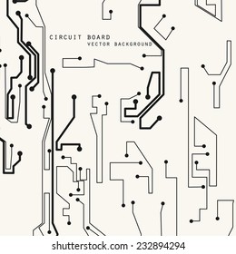 circuit board vector background, technology illustration eps10
