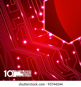 circuit board vector background, technology illustration eps10