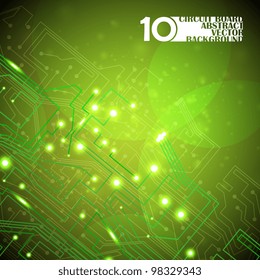 circuit board vector background, technology illustration eps10