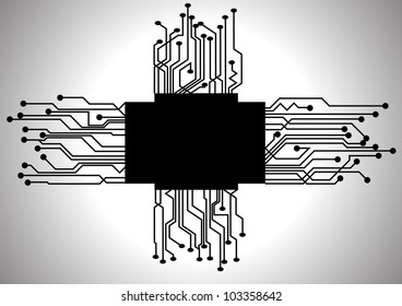 circuit board vector background texture