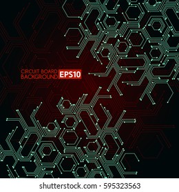 Circuit board Vector Illustration