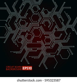 Circuit board Vector Illustration