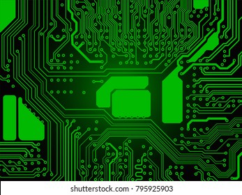 Circuit Board Vector illustration.