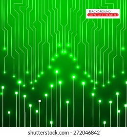 Circuit Board. Vector illustration. Eps 10