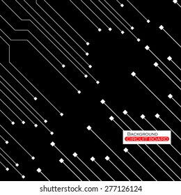 Circuit Board. Vector illustration. Eps 10