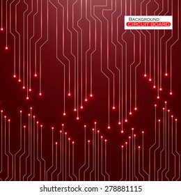 Circuit Board. Vector illustration. Eps 10