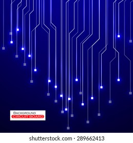 Circuit Board. Vector illustration. Eps 10