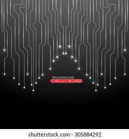Circuit Board. Vector illustration. Eps 10