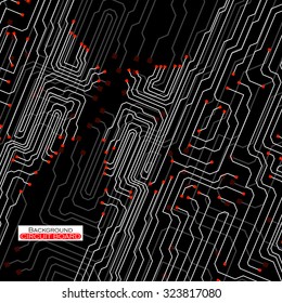 Circuit Board. Vector illustration. Eps 10
