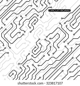 Circuit Board. Vector illustration. Eps 10