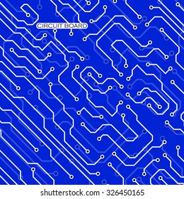 Circuit board. Vector illustration. Eps 10