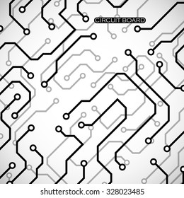 Circuit board. Vector illustration. Eps 10