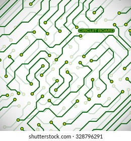 Circuit board. Vector illustration. Eps 10