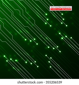Circuit Board. Vector illustration. Eps 10