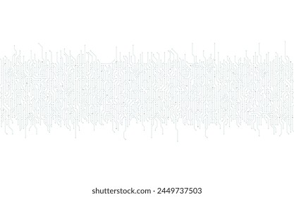 Ilustración vectorial de placa de circuito. Fondo de tecnología de alta tecnología