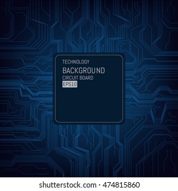 circuit board vector. technology background