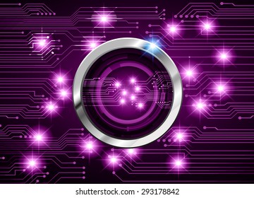 Circuit Boards. dark purple color Light Abstract Technology background for computer graphic website internet and business. vector illustration. infographics. Spark