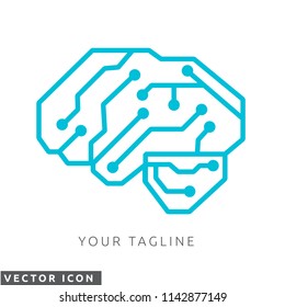 Circuit Brain Logo/Icon
