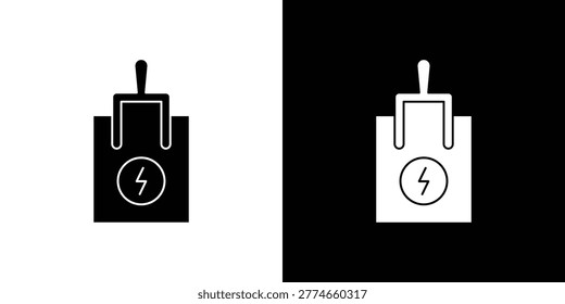 Circuit Breaker icon elements vector illustration. flat style sign vector.