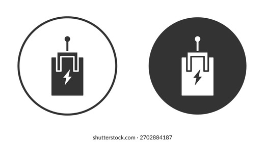 Icono de disyuntor. Perfecto para interfaces de Web y App, presentaciones, infografías