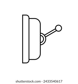 Circuit Breaker Icon. Switch, Electrical Element Symbol. 