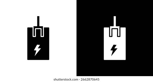 Circuit Breaker icon symbol. Vector icon in trendy flat design