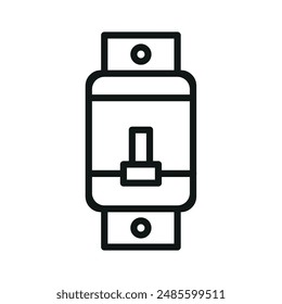 Icono de disyuntor Plantillas de diseño de Vector simple y moderno