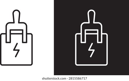 Circuit Breaker icon vector mark for web..