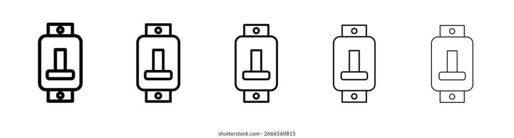 Circuit Breaker icon in web style. Vector illustration. Eps10