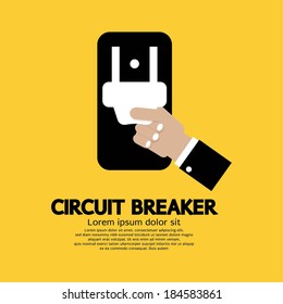 Circuit Breaker Vector Illustration