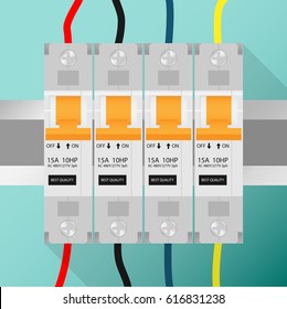 circuit breaker with wiring control engineer industry protection