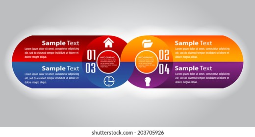 Circuit connect design template for website and graphic, icon. numbers.