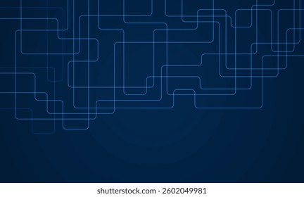 Circuit connect lines. Network technology and Connection concept